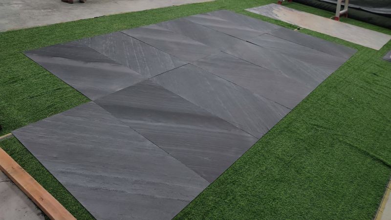 line black thin stone veneer detail line black thin stone veneer detail