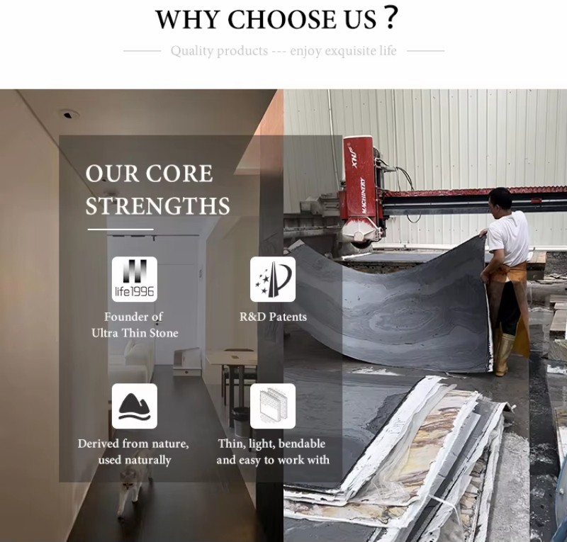 Natural ultra thin stone china factory